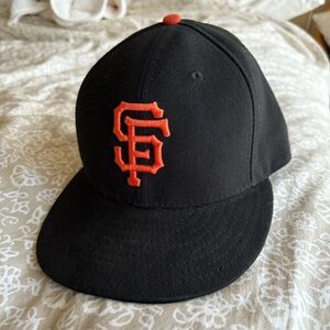 SF Giants New Era Fitted Baseball Hat 7 3/8
